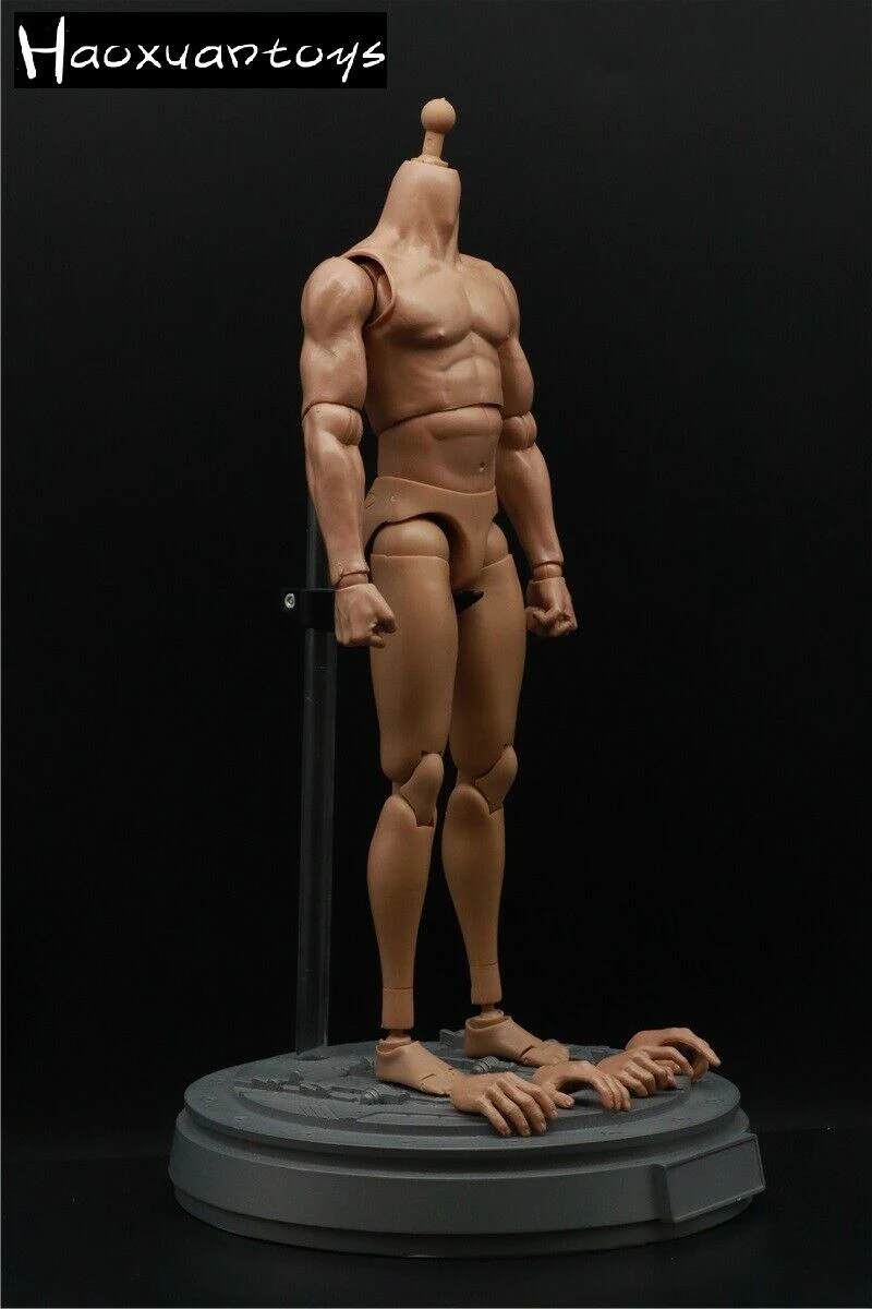 Haoxuantoys масштаб 1/6 мужской сильный мышечный шарнир тело 28 см гибкая фигурка