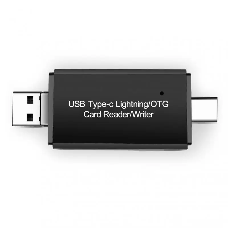 

2021 New all-in-one Cardreader TF SD Card Reader Type-c/USB-c/iPhone Smart Flash Drive Cardreader Adapter For Dropshipping