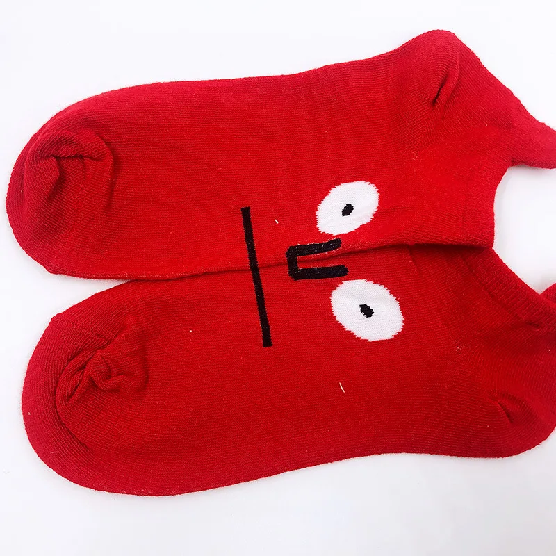 Кавайные носки унисекс Женские ботильоны красочные забавные для девочек в