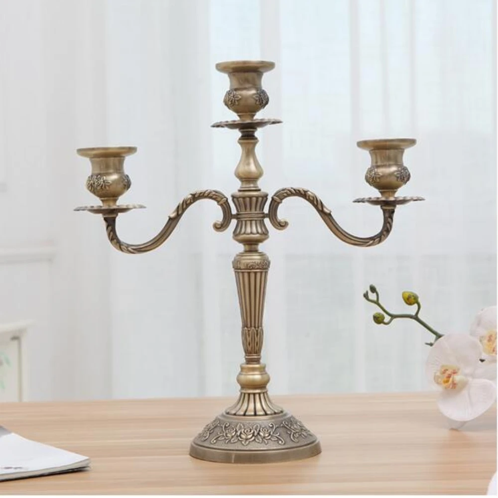 Подсвечники бронза канделябр Металл 5 руки/3 руки Свадебные подсвечники
