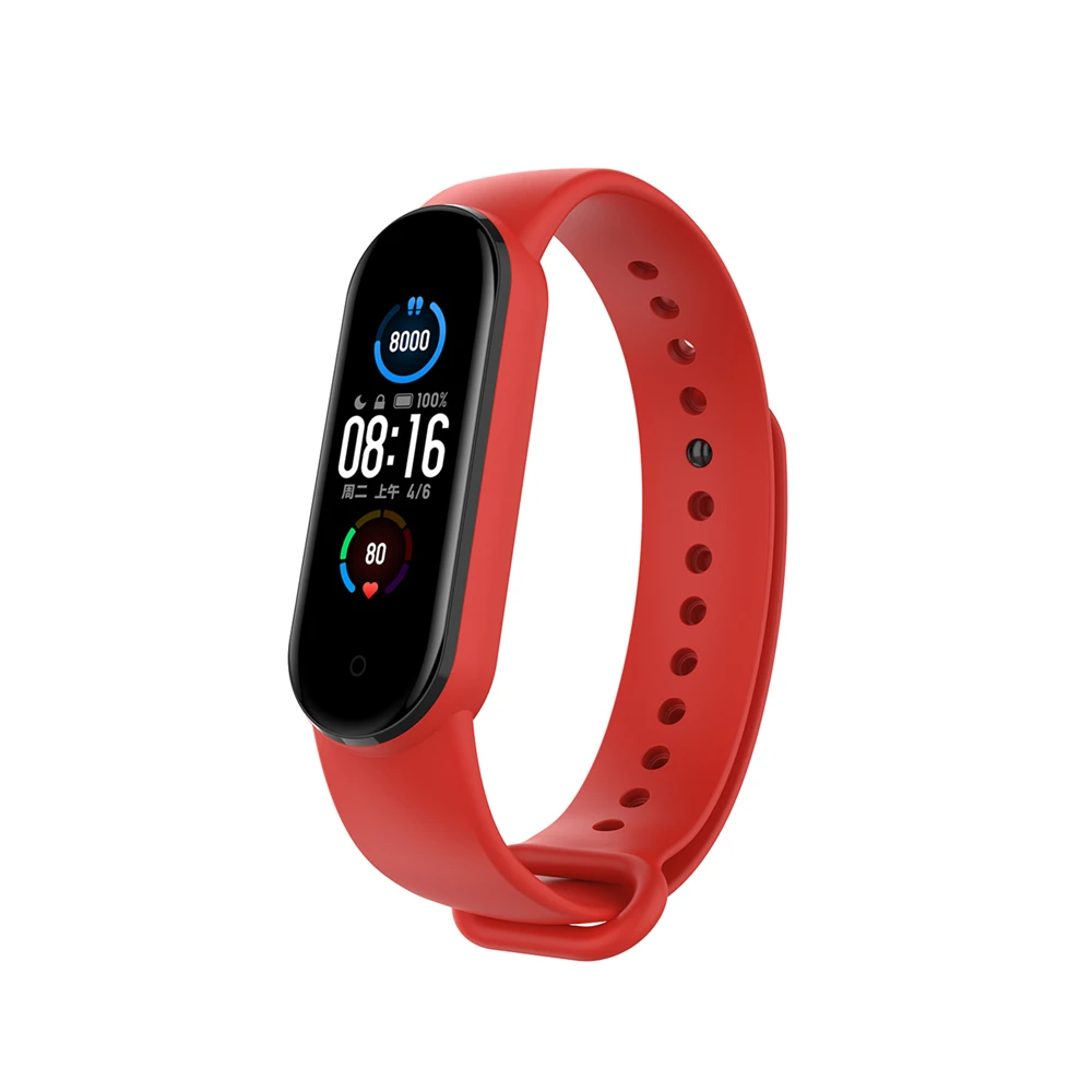 Ремешок для наручных часов Xiaomi Mi Band 5/ 5 NFC смарт браслет запасные