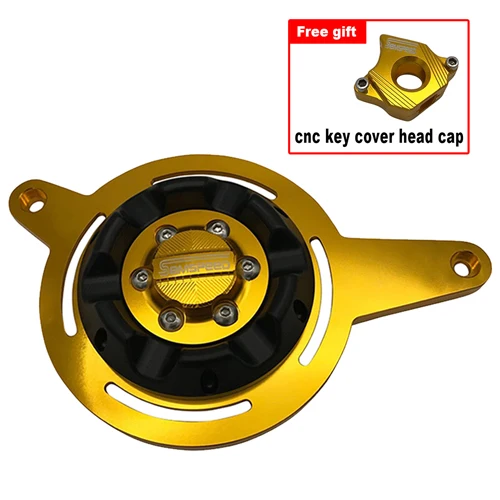 Pair Gold Мотоцикл с ЧПУ Защита двигателя крышка ключа крышка головы мешок крышки протектор для Yamaha NMAX 155 150 125 NMAX 155 N-MAX 155 - Цвет: Pair Gold
