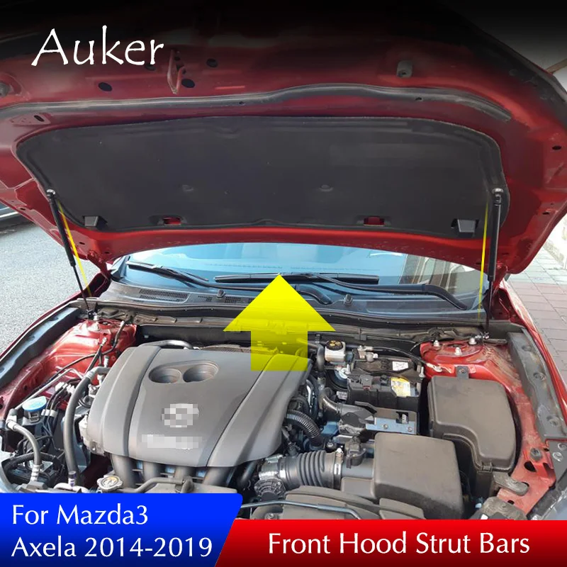 Для Mazda 3 Mazda3 Axela 2014 2019 автомобиль передняя крышка капота двигателя гидравлический