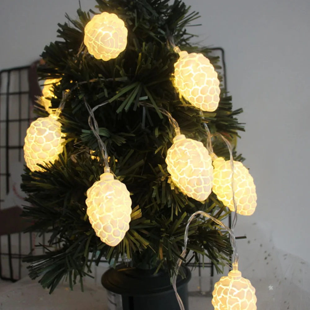 

1 Set Party Pinecone LED String Light Party Festival String Light (Battery)