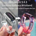Ремешок для Xiaomi Mi Band 6, 5, 3, 4, силиконовый цветной ремешок из ТПУ, сменный Браслет Для Xiaomi Band 6, Mi Band 3, 4, 5, 6, браслет