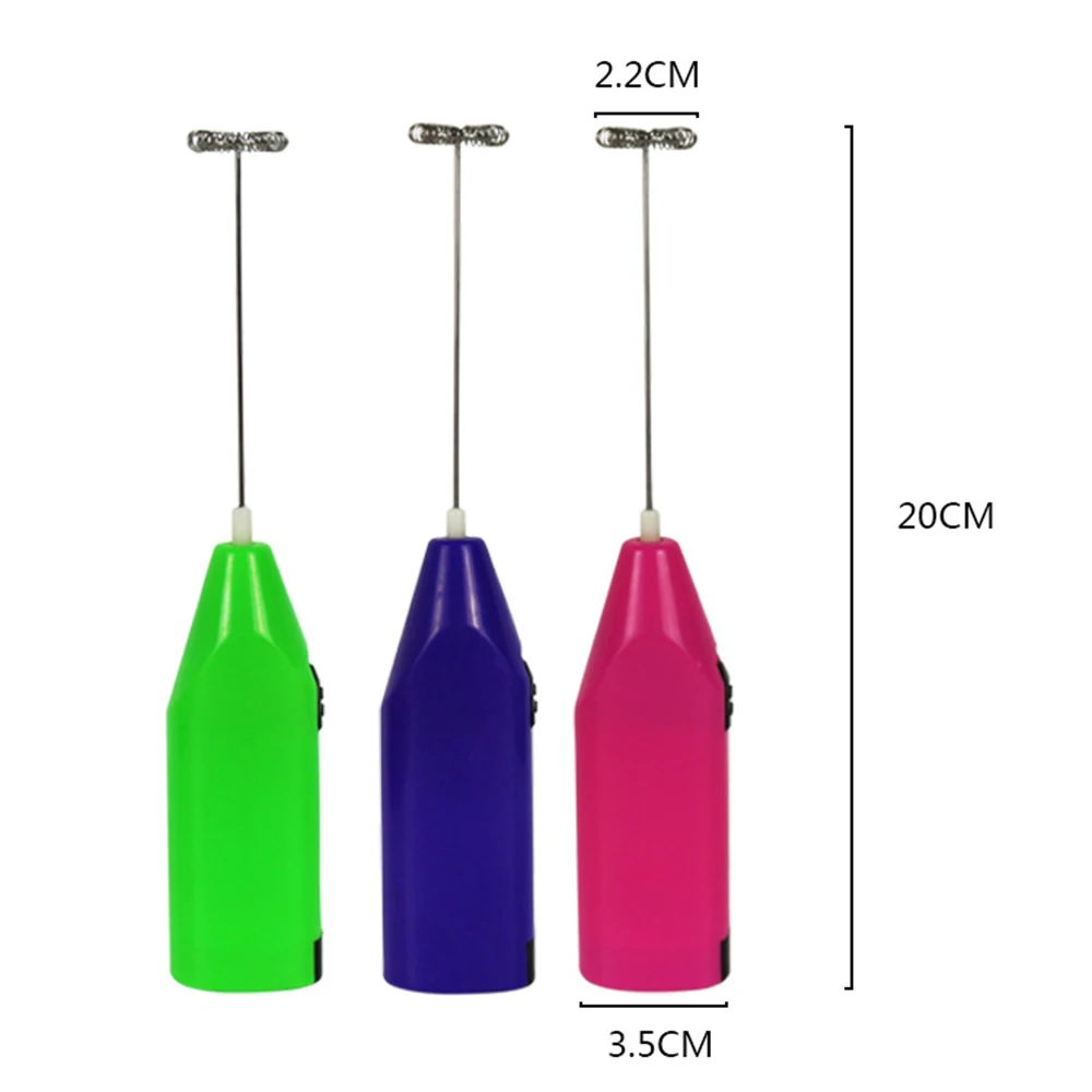 

1PC Hand-Held Milk Frother Stick Portable Electric Whisk Coffee Cream Mixer For Coffee Tea Milkshake Frother Coffee Appliance