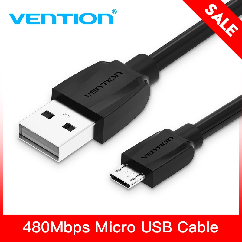 Vention Micro USB кабель 1 м 2 м 3 м 55v2a Быстрая зарядка кабель зарядного устройства микро-usb для samsung Xiaomi LG huawei Android Phone