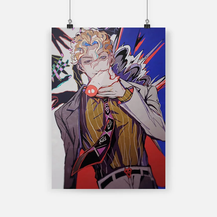 

HD Hot New Poster Yoshikage Kira JoJo's Bizarre Anime Poster Canvas Painting Wall Art Decor Living Room Bedroom Home Decoration
