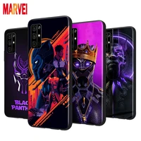 fashion panther marvel soft tpu cover for huawei honor 8s 8c 8x 8a 8 7s 7a 7c 7 pro prime ru max 2020 2019 black phone case