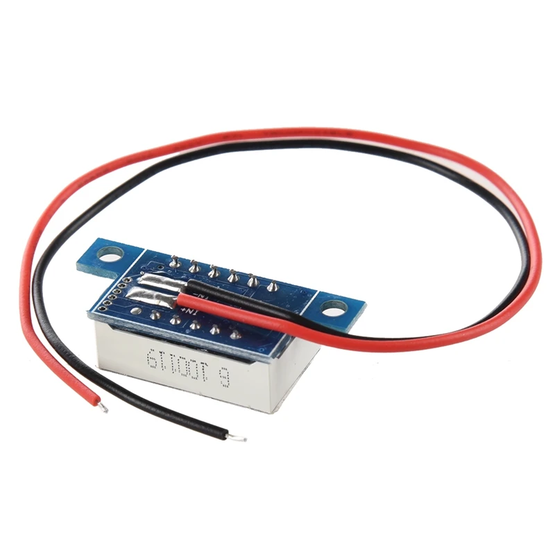 1 Pcs Mini Digital Voltmeter LED Voltage Display Panel Meter &amp DIY Battery Holder with 6 Pins | Инструменты