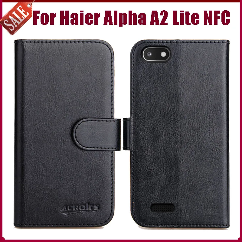 Лидер продаж! Чехол книжка Haier Alpha A2 Lite NFC 5 дюймов 6 цветов мягкие кожаные для