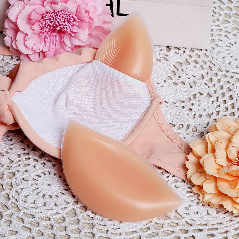 Дышащий силиконовый бюстгальтер с эффектом увеличения груди пуш ап подушечки