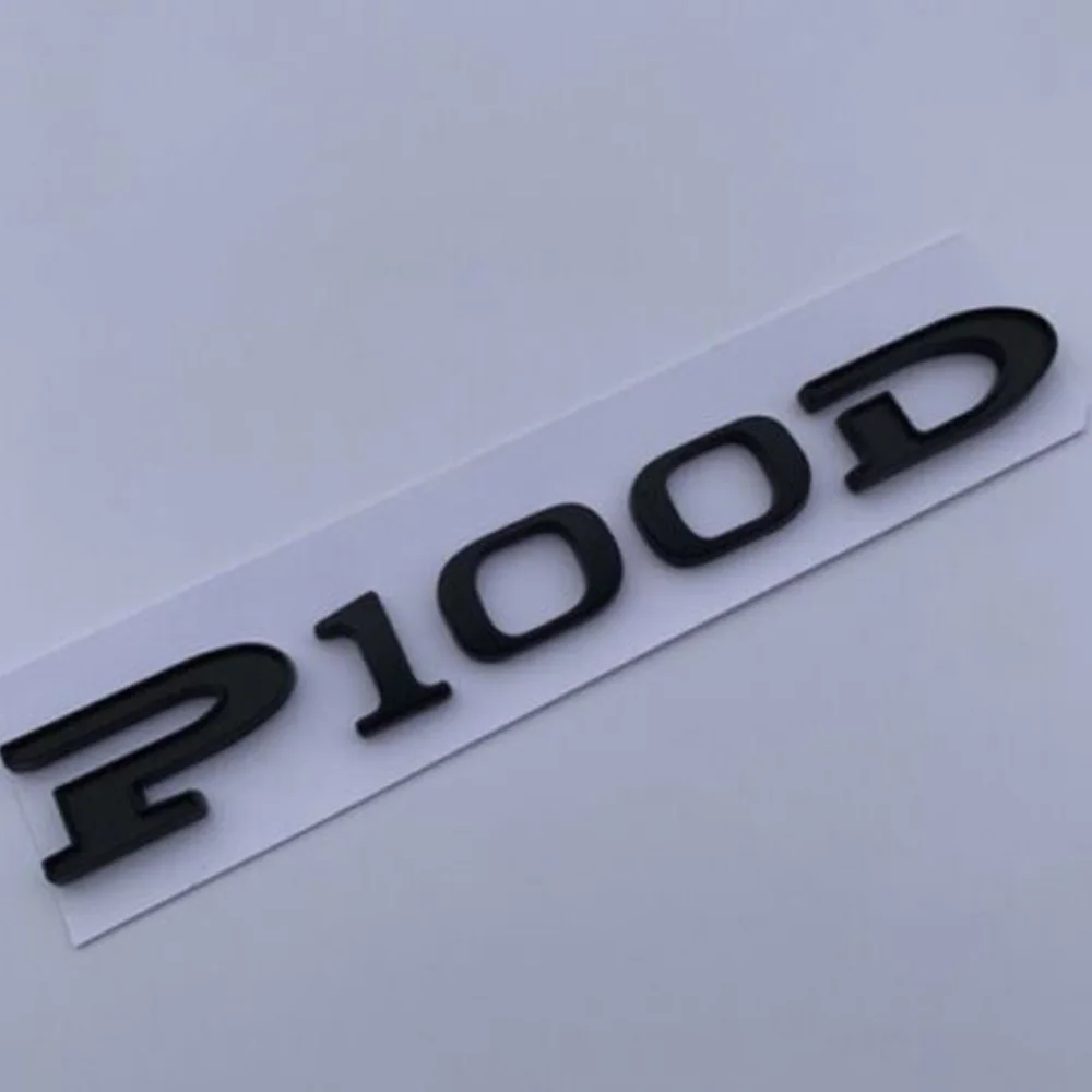Car P100D Letter Emblem Badge Logo Sticker Decal Accessories For Tesla Model X S | Автомобили и мотоциклы