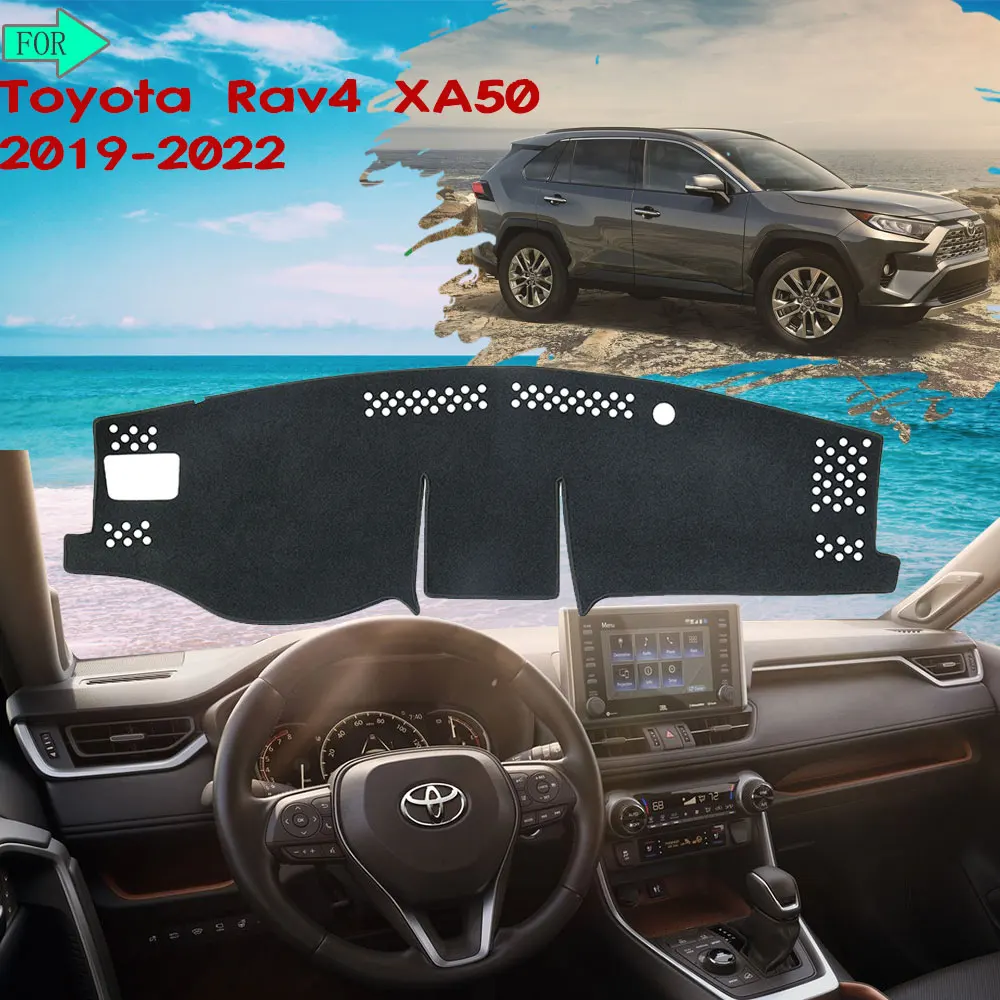 for Toyota Rav4 XA50 2019 2020 Dashboard Mat Rug Cover Protective Avoid Light Sunshade Carpet RAV 4 XA 50 Car Goods Accessories |