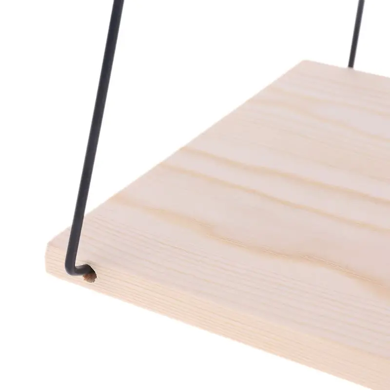 Деревянная настенная книжная полка для хранения цветочных горшков висящие полки