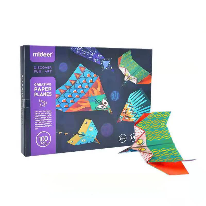 Детские игрушки 3D 100 страниц и рисунком в виде птичек-оригами с рисунками зверей