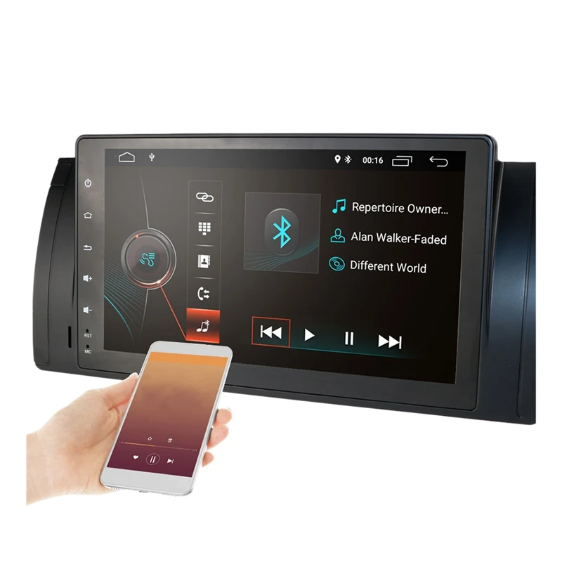 9 дюймов Android 1 2 + 16G Автомобильный gps навигатор мультимедийный плеер Bluetooth