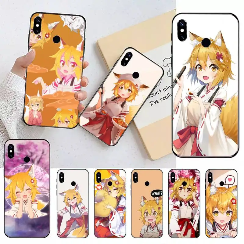 

The Helpful Fox Senko san anime Phone Case For Xiaomi Redmi note 7 8 9 t max3 s 10 pro lite Luxury brand shell funda coque