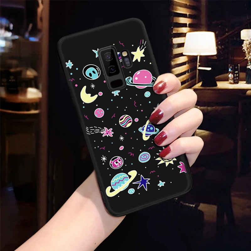 Узор Чехлы для samsung Galaxy S9 S8 Note 8 9 S10 плюс S10E A8 A6 J4 J6 A9 2018 A5 A7 2017 силиконовый мягкий