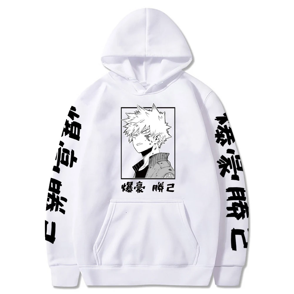 

Толстовка с капюшоном My Hero моя геройская Академия Katsuki Bakugo унисекс Одежда для мужчин и женщин Moleton