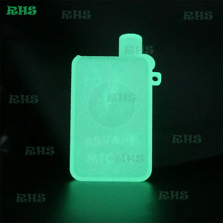 

20pcs 2019 New~RHS Silicone Case Cover Sleeve for ASVAPE MICRO Mod Kit 1100mAh 7 colors for choice free shipping
