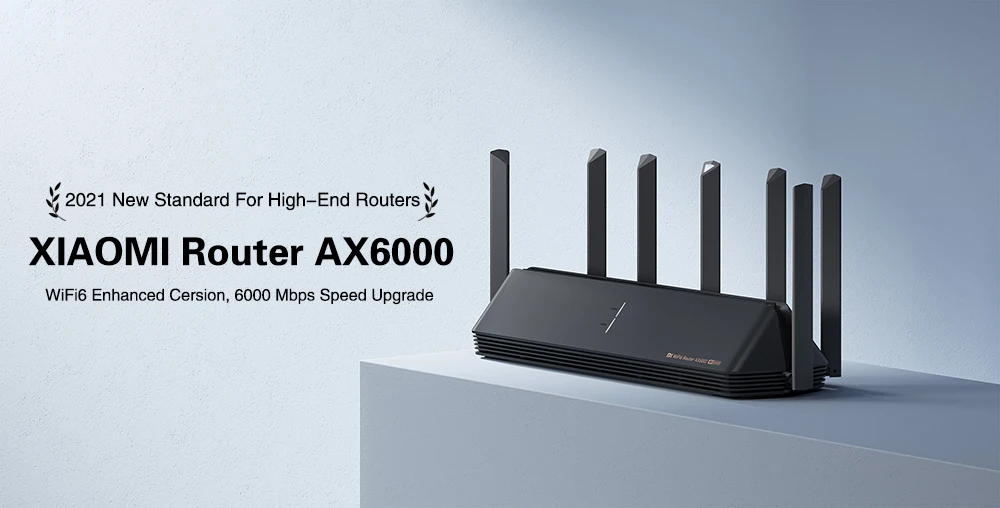 internet router extender New Xiaomi AX6000 AIoT Mesh Router 6000Mbs 512MB WiFi6 VPN External Signal NetworkQualcomm CPU Repeater Amplifier Mi Home wifi router signal booster