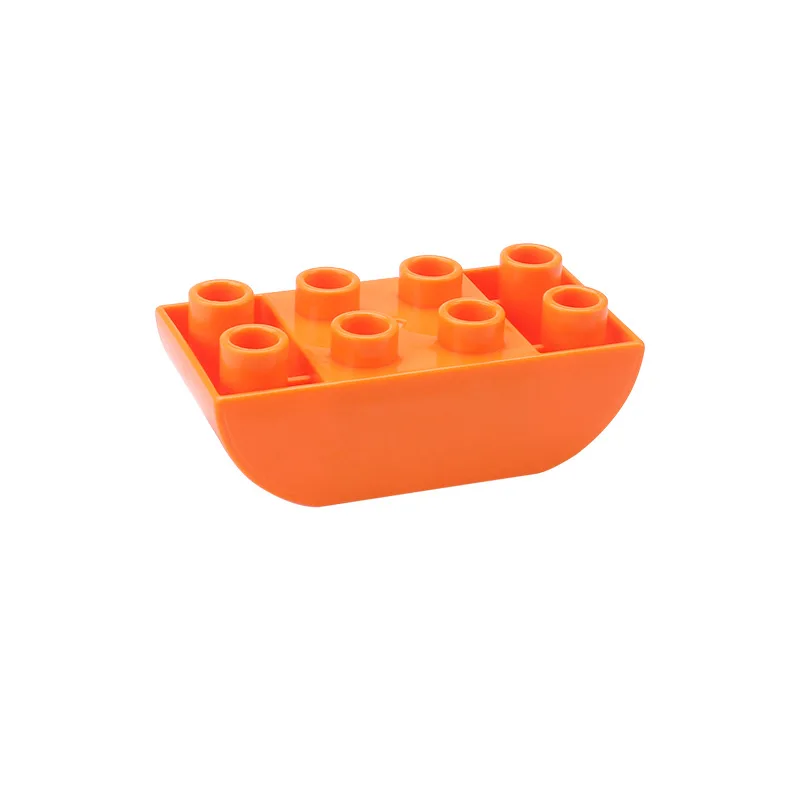 

10Pcs Big Size Building Blocks Accessories Compatible Large Bricks 2*4 Slope Inverted Children Kids DIY Puzzle Educational Toys