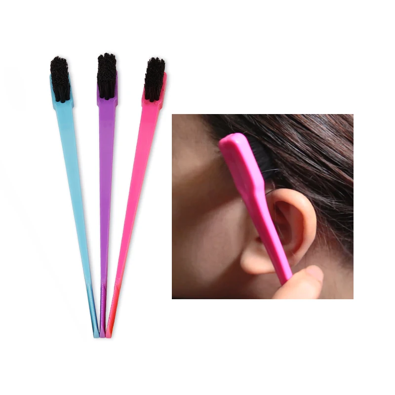 

6pcs Edge Control Hair Comb Six Color Beauty Double Sided Styling Hairdressing