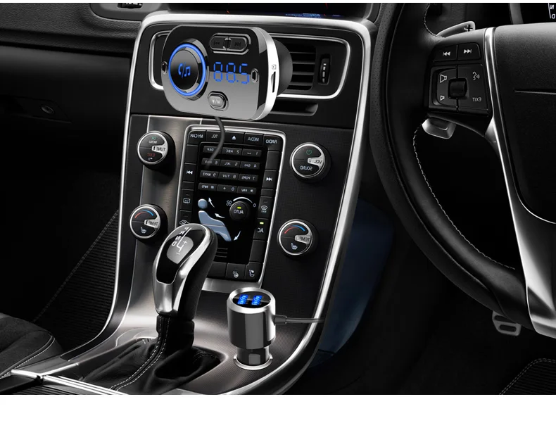Автомобильный FM-передатчик USB быстрая зарядка 3 0 автомобильный комплект
