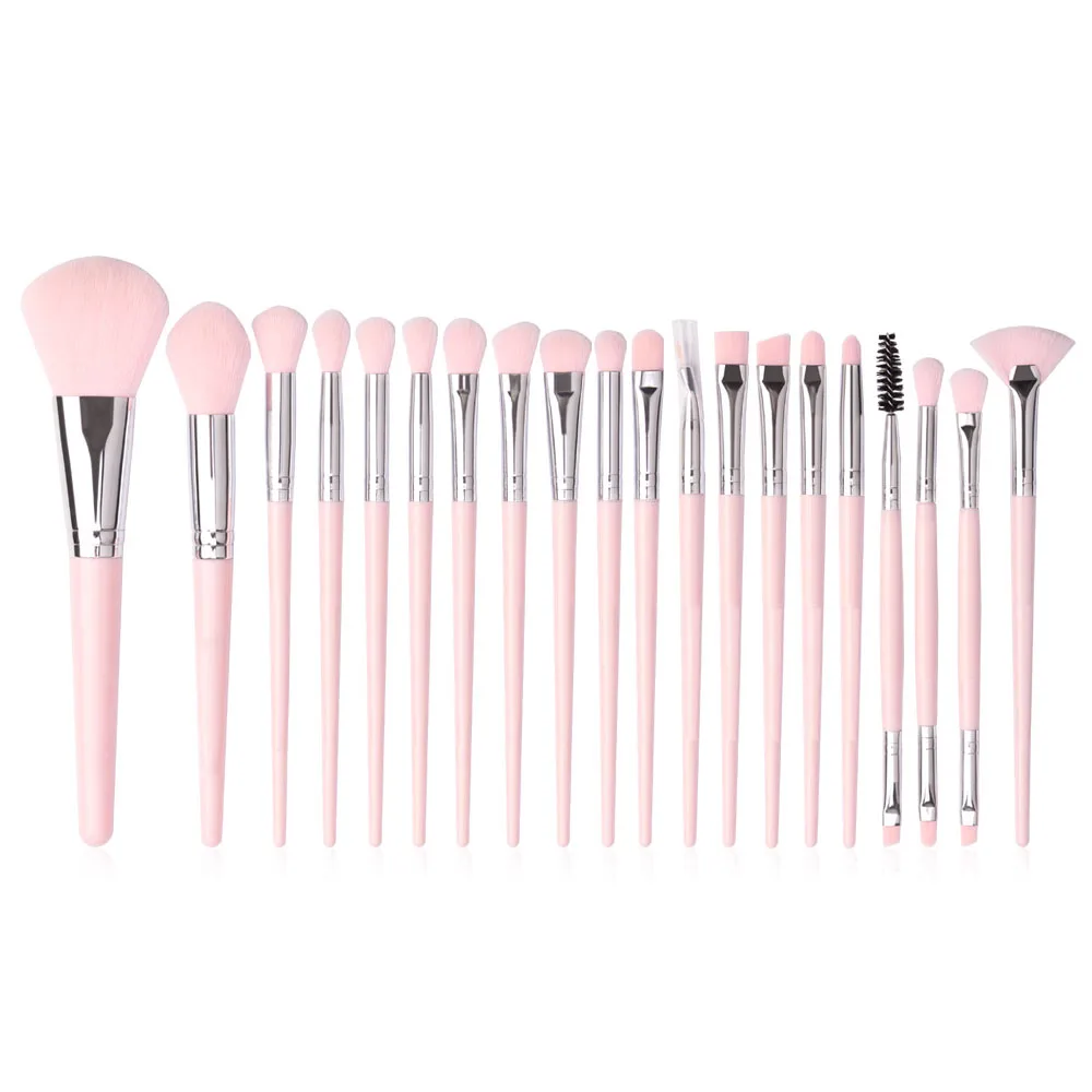 1 20 шт. порошок из розового золота набор кистей Форма овальной формы с украшением