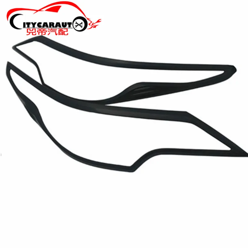 CITYCARAUTO матовая черная планка наклейка крышка фары задняя лампы TUNK чаша руки