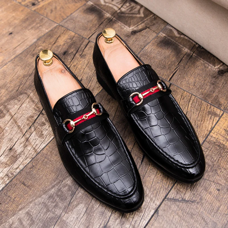 

2021 luxury designer mens shoes business casual High Quality fashion loafers leather male chaussure homme natural genuine oxford