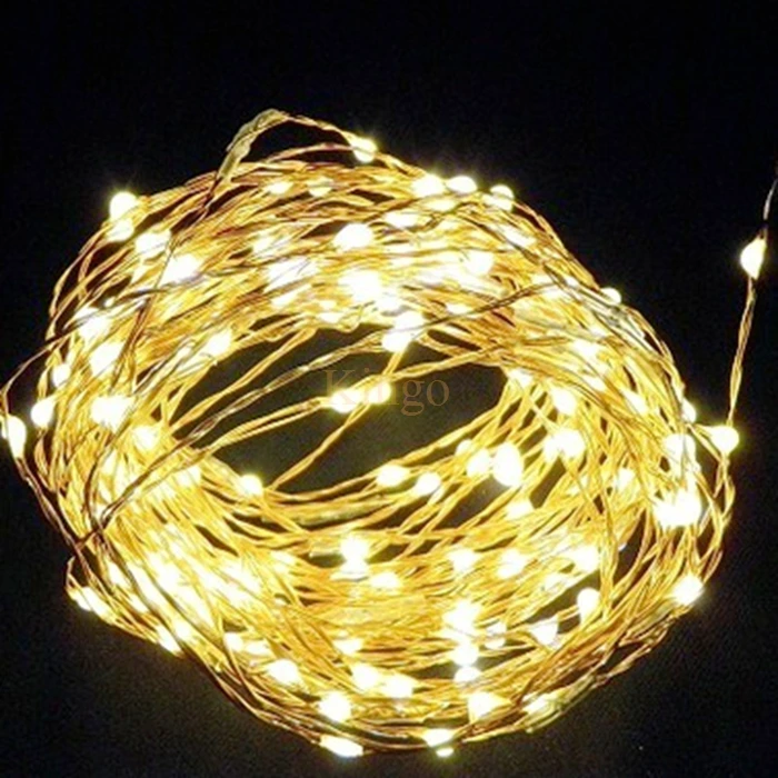 10 м 100led Серебряный провод светодиодная гирлянда DC12V безопасная Гибкая