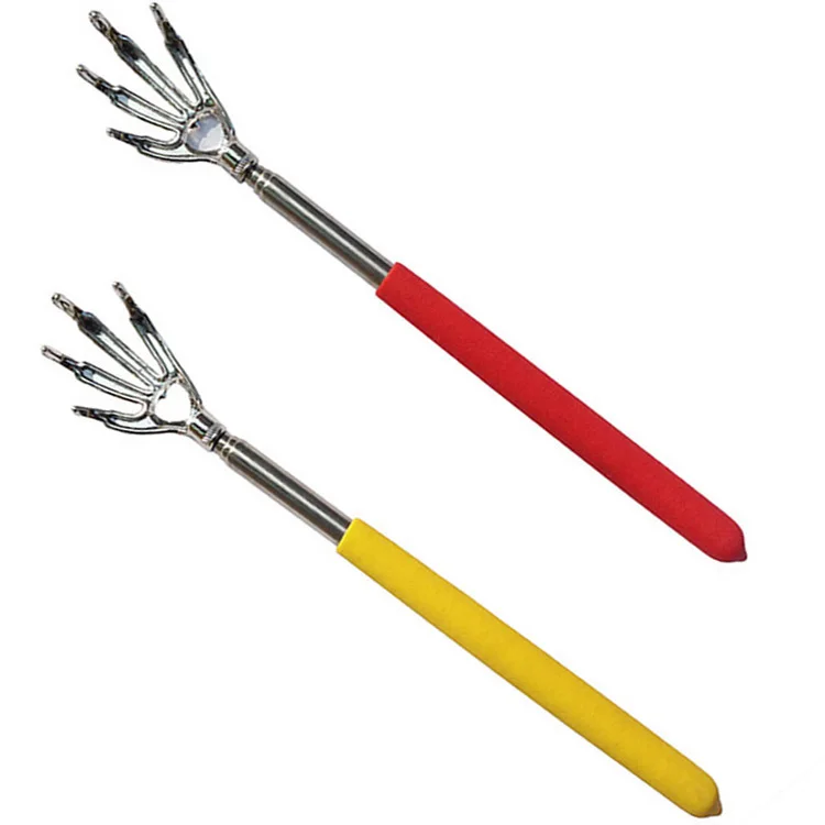 Нержавеющая практичная удобная ручка зажим для задней скребок телескопическая