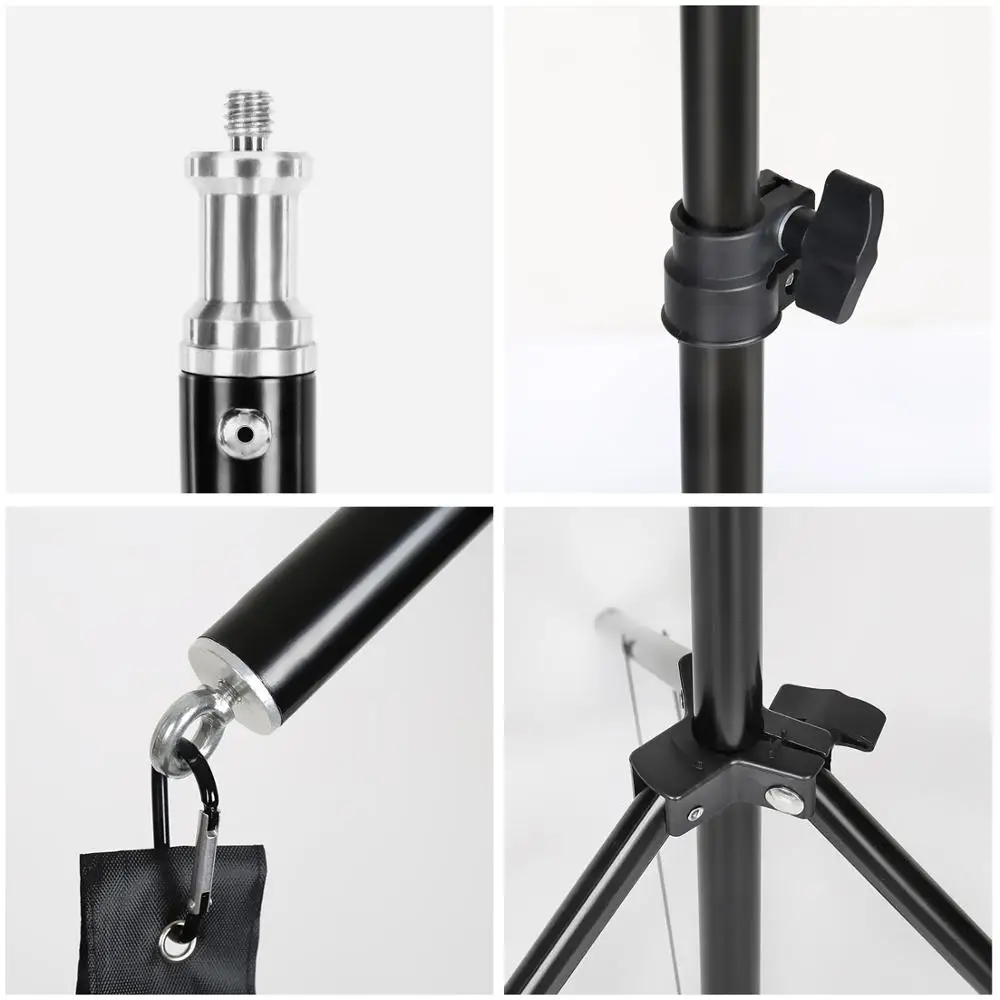 Pаспродажа Софтбокс для фотостудии 58 Вт, светильник для фотосъемки, комплект для фотосъемки, аксессуары для камеры, 3 светильник, подставка, один софтбо...