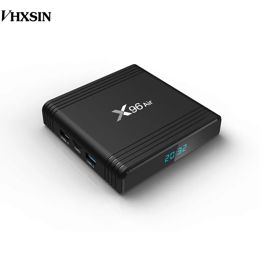 ТВ приставка X96 Air Amlogic S905X3 Android 9 0 4 Гб 64 ГБ 32 wifi 4K 8K Netflix 2GB16GB