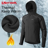 kutook outdoor hiking jacket winter coat waterproof skiing fleece thermal warm men hunting cycling fishing casual sports wear