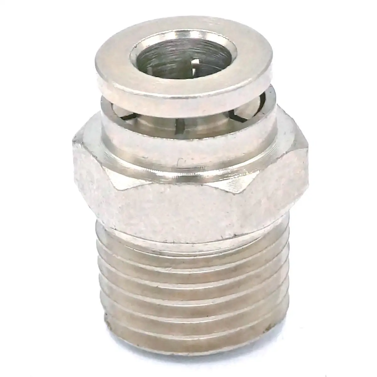 Пневматический латунный быстроразъемный фитинг с наружной резьбой BSP для