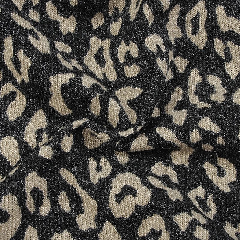 

Geebro Fashion Women Striped Female Beanies Skullies Casual Leopard Scarf Cap Autumn Winter Warm Hats With Raccoon Fur Pompon