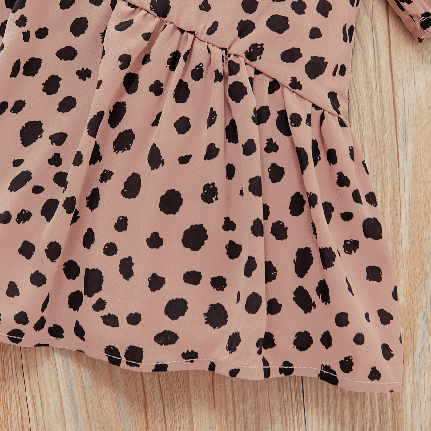 

Pastel Clothes 2020 Autumn New Baby Dress Fashion Leopard Long Sleeve Dresses For Girls Princess Dress 2-6 Years Girls Outfits