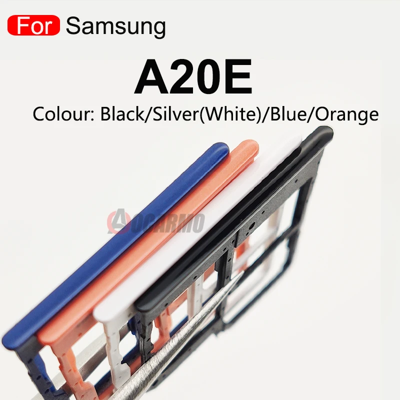 10 шт./лот двойной лоток-держатель для сим-карты держатель Samsung Galaxy A21S A217F A20E A202 A202F