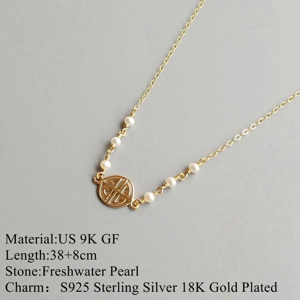 Lii Ji Genuine Tanzanite Pearl Muliti Layered Choker Necklace US 9K GF S925 Sterling Silver For Women Pendant Delicate | Украшения и
