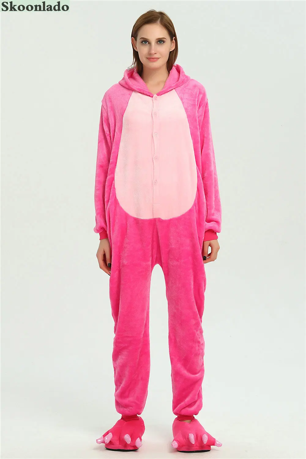 Women Winter Novelty Special Pajamas Thick sleeping Suits Cosplay One-Piece Cartoon Jumpsuits Lady Playsuit Female High Quality