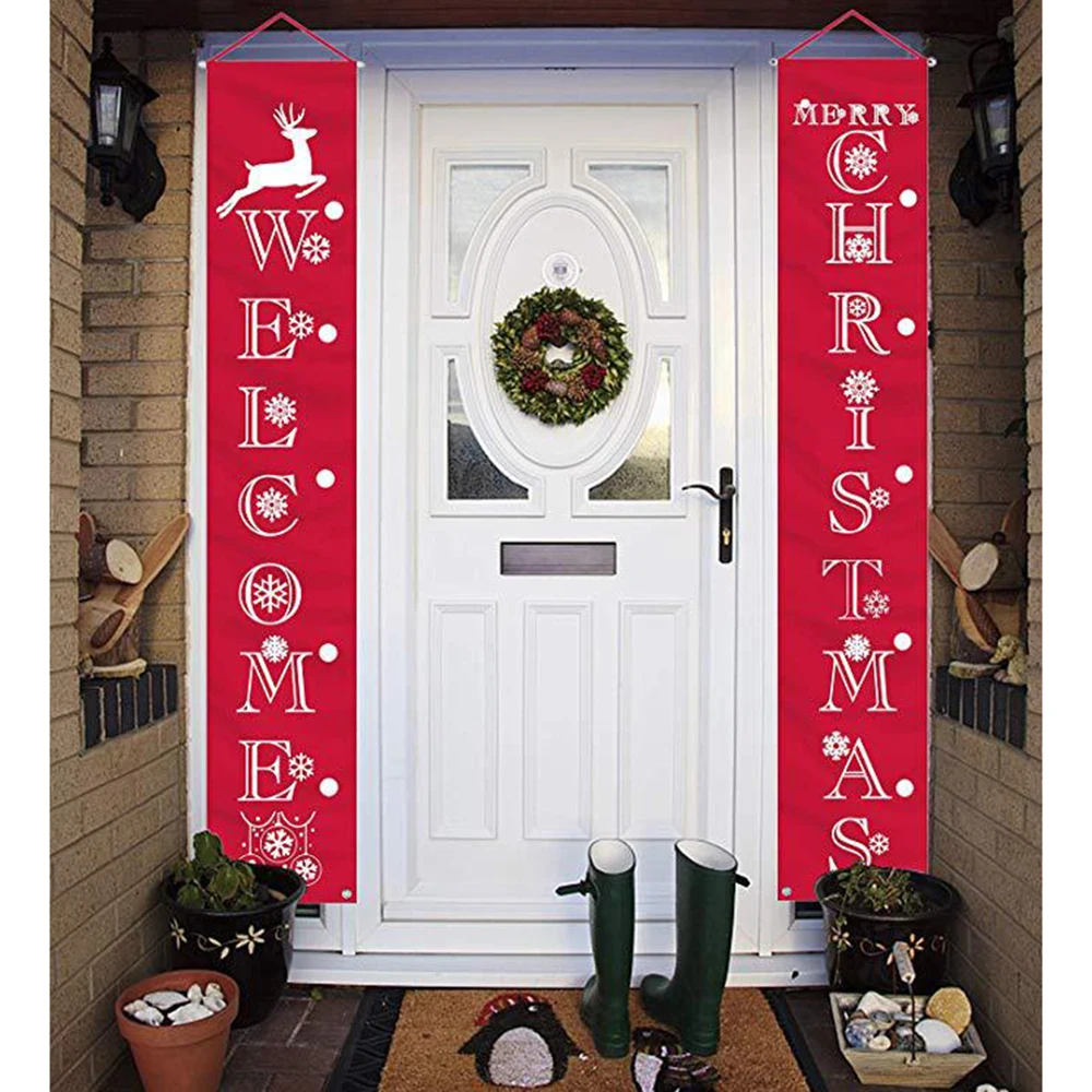 Пара рождественских и новогодних декораций тканевые куплеты китайские весенние