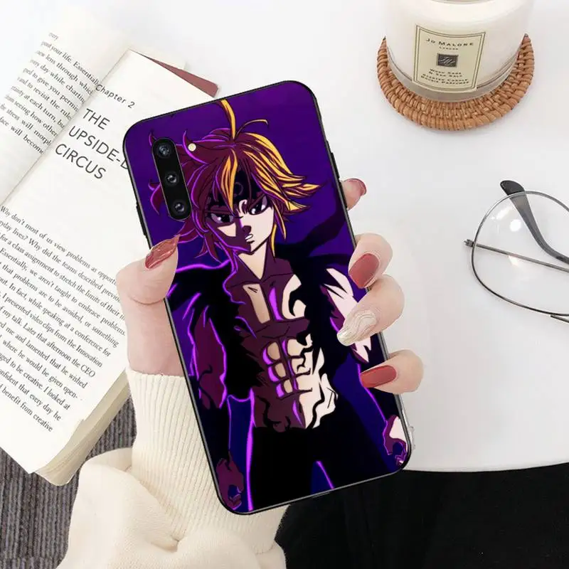 

PENGHUWAN Seven Deadly Sins Meliodas Soft Silicone TPU Phone Cover For Samsung Galaxy J7 J8 J6 Plus 2018 Prime Note 7 8 9 10 pro