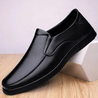 genuine leather loafers men casual shoes luxury brand high quality dress office shoe man derby comfortable driving shoes for men