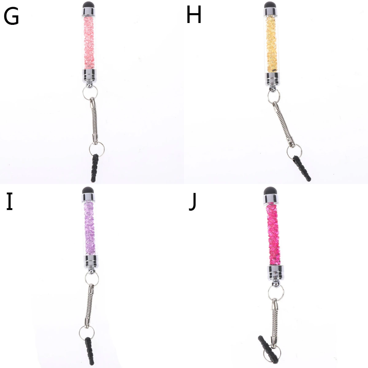 

Tablet Stylus Pen Touch Screen Touchscreen Mini Diamonds 3.5mm Earphone Port Dust Plug Mobile Phone Touch Pen For IPad PC Latop