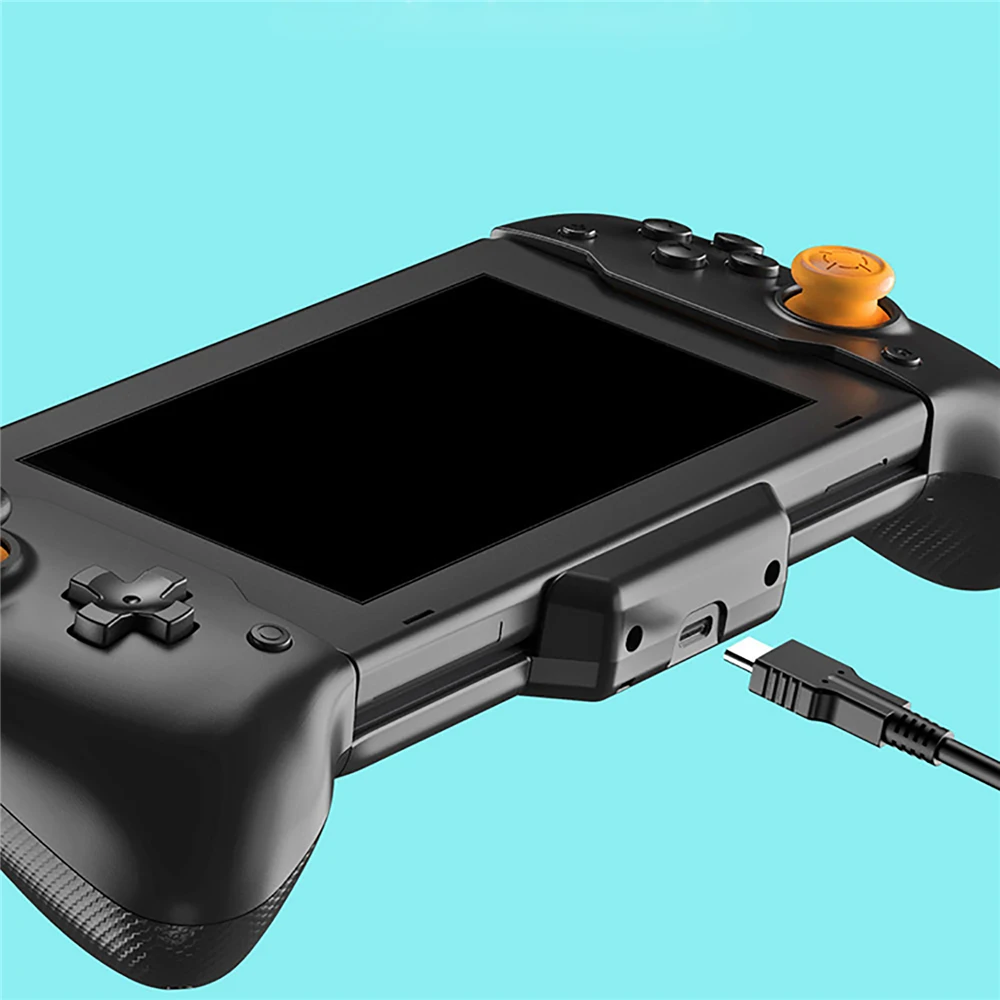

Plug & Play In-line Handle 15V PD Fast Charging Gamepad Handle Grip Controller With Storage Bag for Switch Game Console