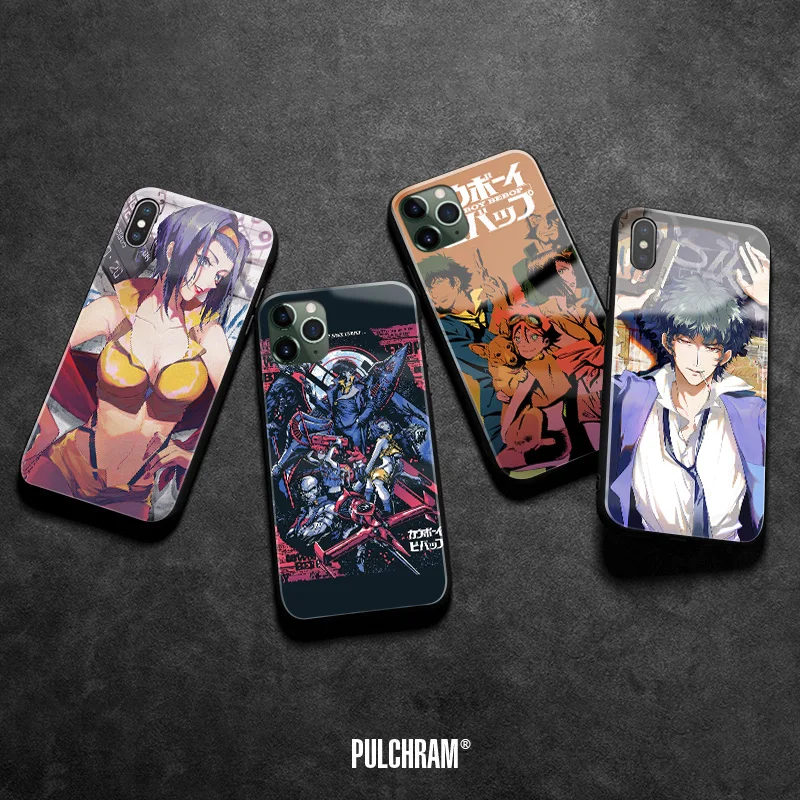Космический ковбой Bebop Coque мягкий силиконовый стеклянный чехол для телефона, чехол для Apple iPhone 6 6s 7 8 Plus X XR XS 11 Pro max