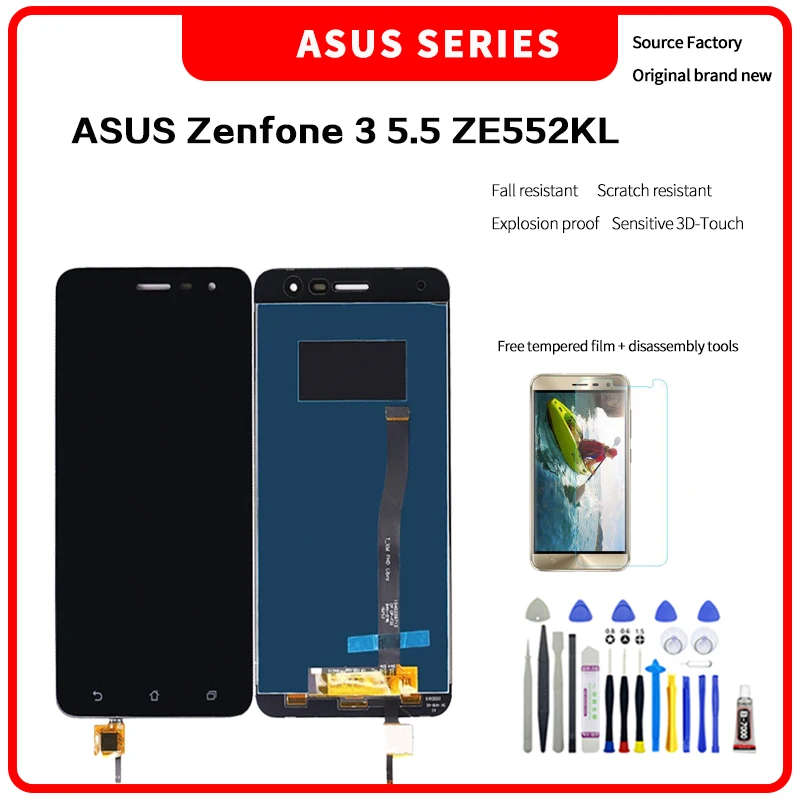 

ЖК-дисплей для Asus Zenfone 3 7. 0 ZE552KL для ASUS ZE552KL, ЖК-экран с сенсорным дигитайзером в сборе, ЖК-дисплей с инструментами для ASUS ZE552KL